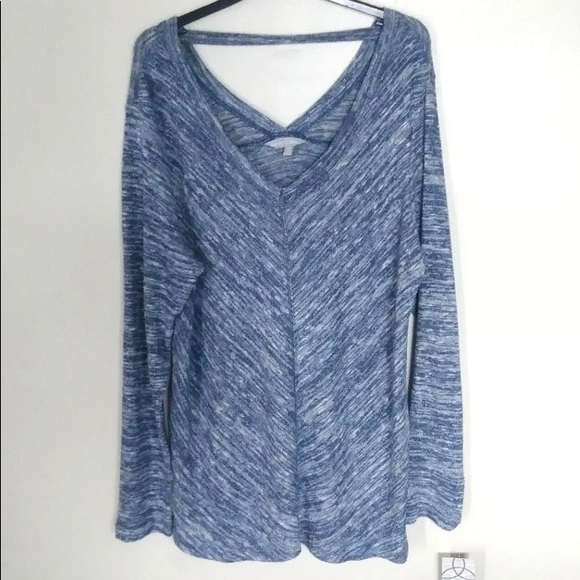 harmony and balance Tops - NWT 2X Harmony and Balance Double V Neck Tunic